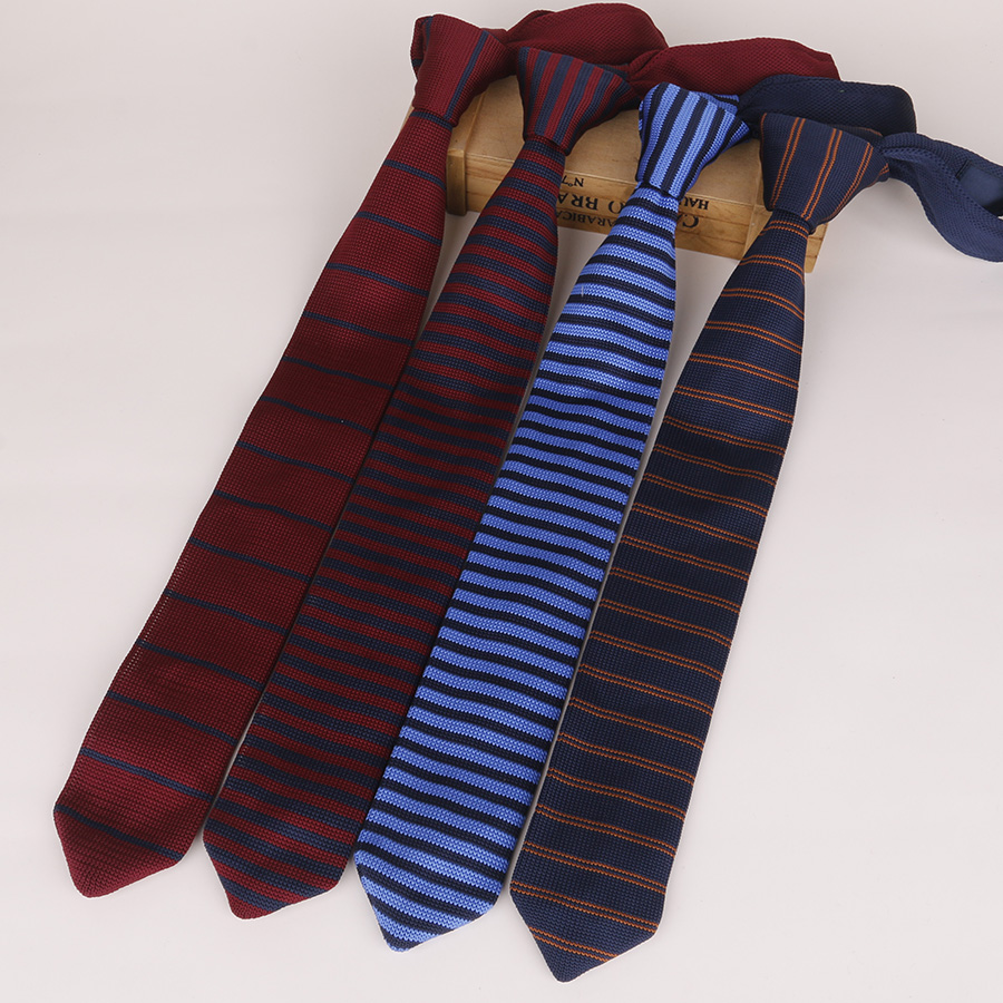Wholesale new design 6cm stripes triangle knitted ties-TYT0162 ...